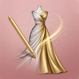 Fashion Design Clothes: Sketch simgesi